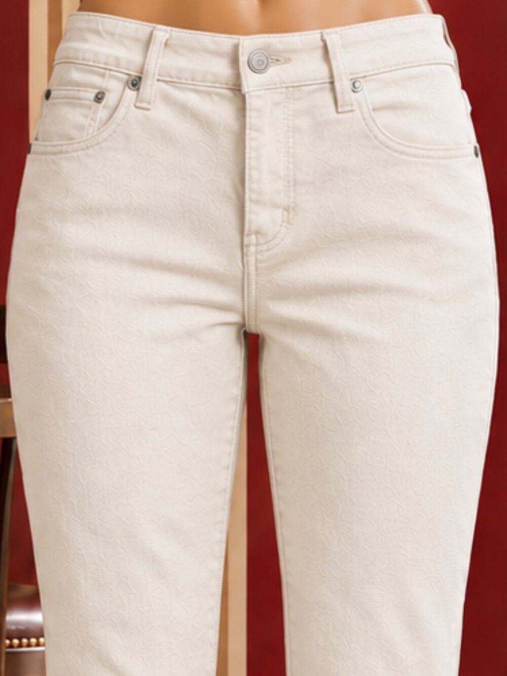 Lucky Brand AVA White Mid Rise Skinny Denim Jeans - Size 4 (27 Ankle) - Picture 3 of 11